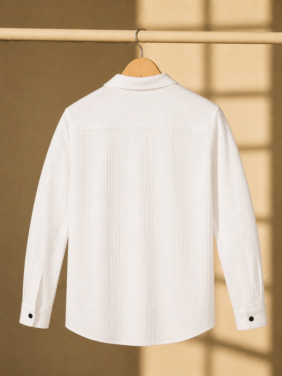 Premium Textured Button-Up Casual Shirt